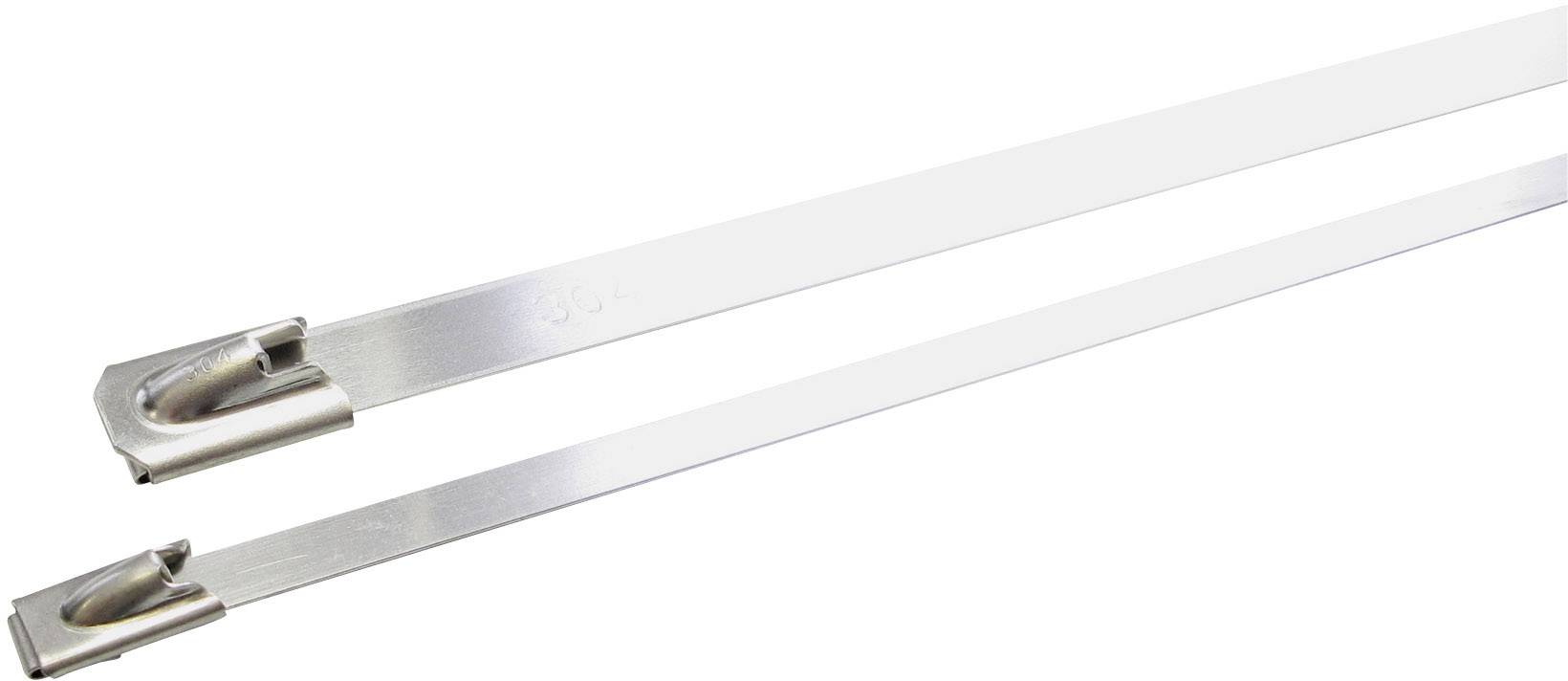 Stahovací pásky WKK EDELSTAHL(304) 125x4,6mm 5438, 125 mm, ocelová, 1 ks