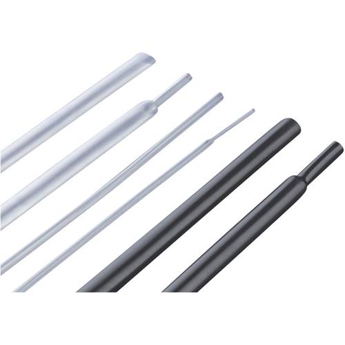 Hongshang 10265 Schrumpfschlauch ohne Kleber Transparent 32 mm 16 mm Schrumpfrate:2:1 Meterware