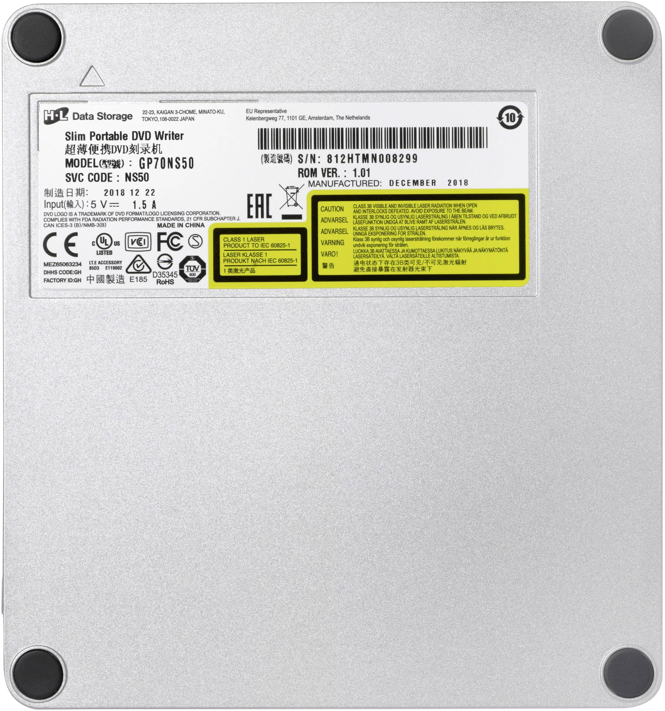 HLDS - Hitachi-LG Data Storage GP70NS50 - Laufwerk - DVD±RW (±R DL)-2