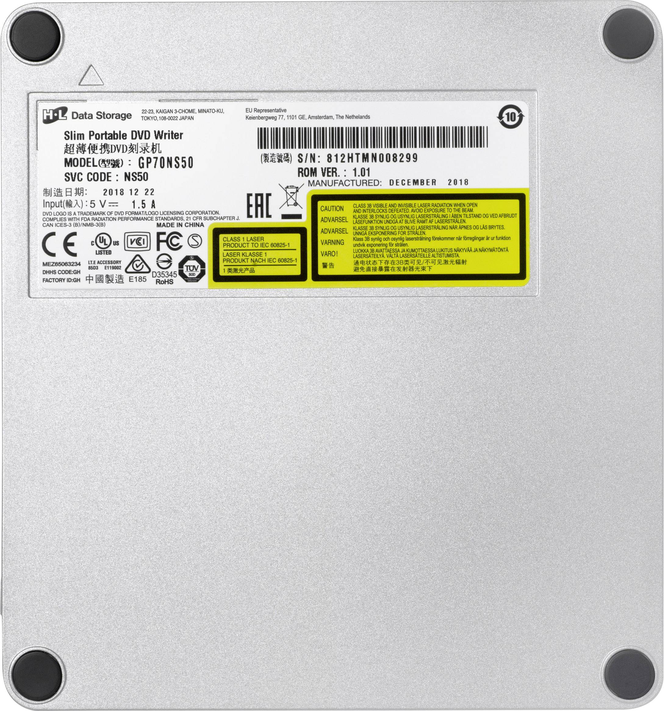 HLDS - Hitachi-LG Data Storage GP70NS50 - Laufwerk - DVD±RW (±R DL)-7