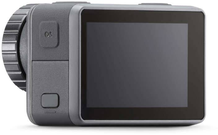 Digitalkamera mit drehbarem Objektiv und großem Display auf der Rückseite, ausgelegt für vielseitige Fotografie- und Videoaufnahmen.