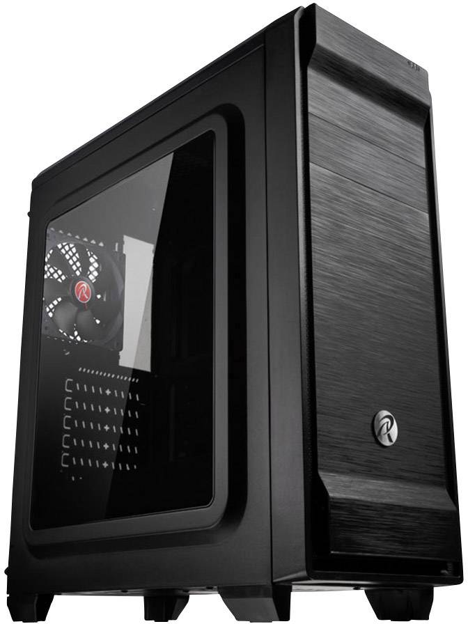 RAIJINTEK Arcadia II Midi-Tower - schwarz Window