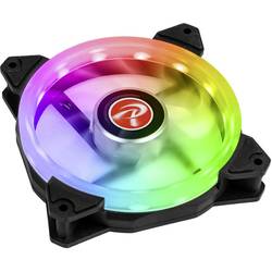Image of Raijintek IRIS 12 Rainbow RGB Orcus PWM PC-Gehäuse-Lüfter Schwarz, Transparent, RGB (B x H x T) 120 x 120 x 25 mm inkl.