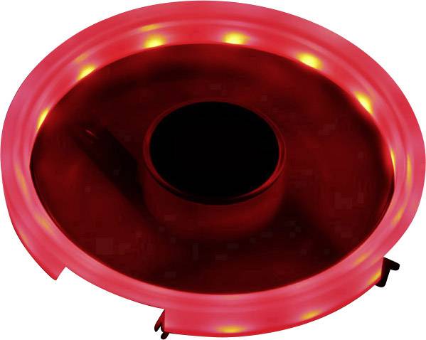 Raijintek IRIS 12 Rainbow RGB Orcus PWM PC-Gehäuse-Lüfter Schwarz, Transparent, RGB (B x H x T) 120 x 120 x 25 mm inkl. -3