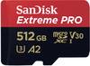EXTREME PRO MICROSDXC 512GB SD ADAPTER UHS-I U4