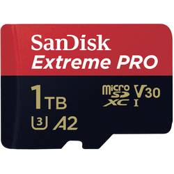 Image of SanDisk Extreme Pro™ microSDXC-Karte 1 TB Class 10, UHS-I, UHS-Class 3, v30 Video Speed Class A2-Leistungsstandard