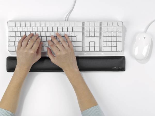 Durable DURABLE Wrist Support with Gel - Tastatur-Handgelenkauflage Handballenauflage Rutschfest Anthrazit