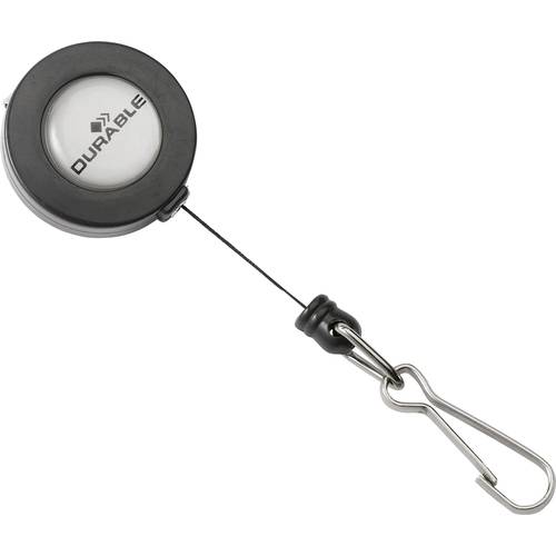 Durable 822158 Jojo für Ausweishalter Krokoklemme, Federhaken 10 St.