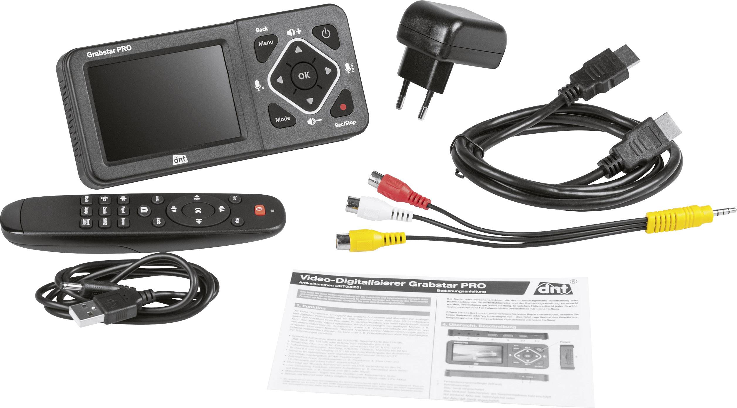 DNT Video-Digitalisierer Grabstar PRO - HDTV - StereoH.264 HDTV (MPEG-4-3