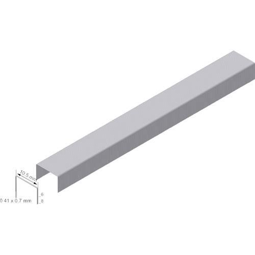 Thumbnail - Prebena VZ06CNK Heftklammern Typ VZ 6700 St. Abmessungen (L x B) 6 mm x 10.5 mm