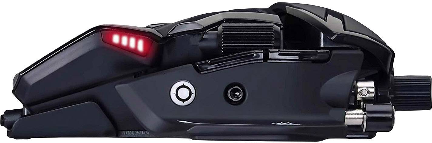 MadCatz R.A.T. 8 + Gaming-Maus USB Optisch Schwarz 11 Tasten 16000 dpi Beleuchtet, Handballenauflage, Gewichts-Tuning, I-2