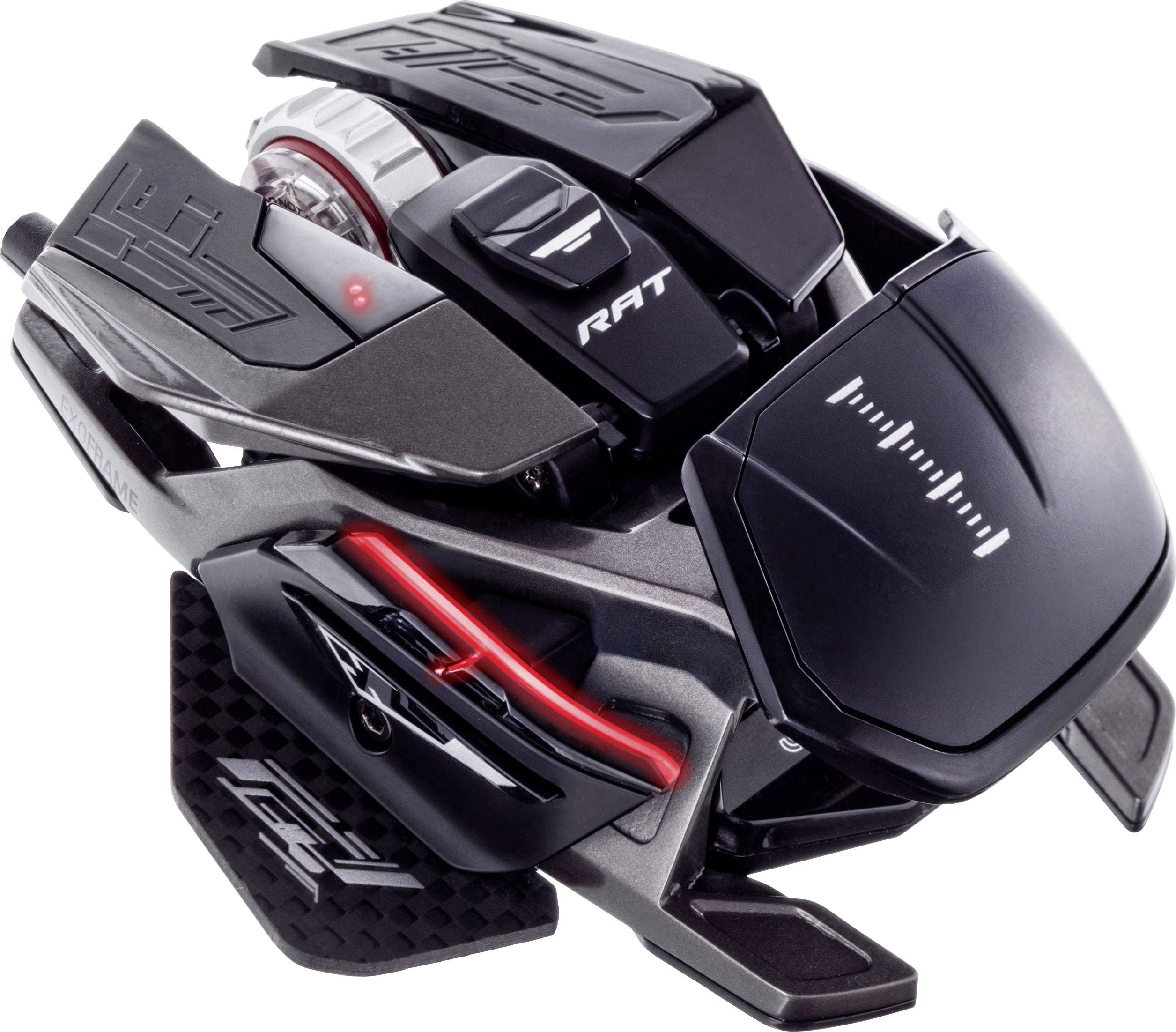 MadCatz R.A.T. X3 Ergonomische Gaming-Maus USB Optisch Schwarz 10 Tasten 16000 dpi Beleuchtet, Ergonomisch, Handballenau-3
