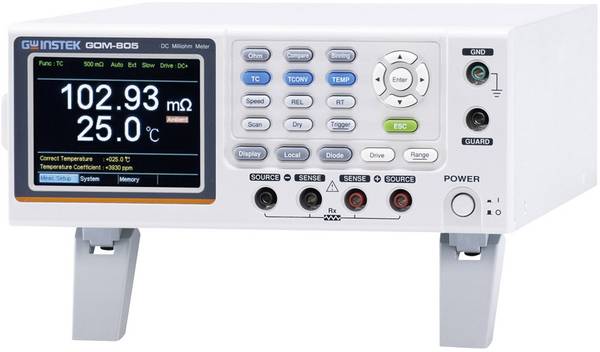 GW Instek GOM-804 Ohmmeter kalibriert (DAkkS-akkreditiertes Labor)