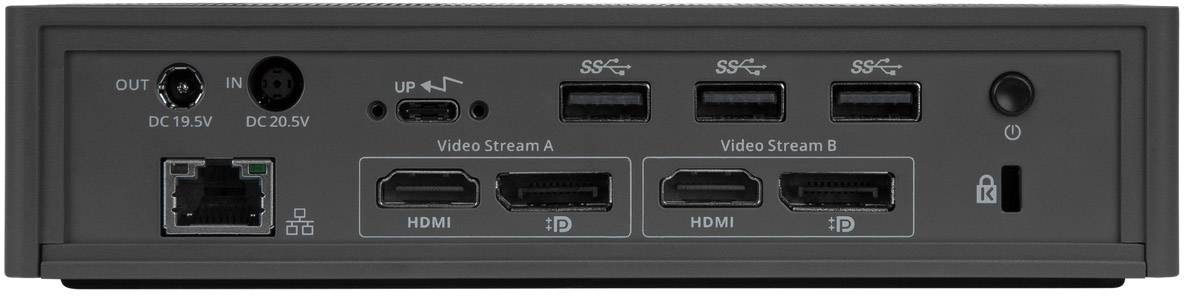 TARGUS Universal DV4K Docking Station USB-C 100W Power DOCK190EUZ-3