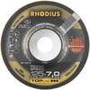 Rhodius 210611 RS580 SPEED Schruppscheibe gekröpft Durchmesser 125 mm Bohrungs-Ø 22.23 mm Edelstahl, Stahl 1 St.