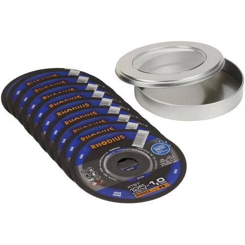 Rhodius XT67 210744 Trennscheibe gerade 125 mm 10 St. Stahl