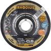 Rhodius XTK6 EXACT 210829 Trennscheibe gekröpft 125 mm 1 St. Edelstahl, Stahl