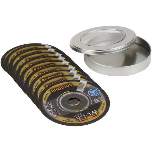 Rhodius XT38 210746 Trennscheibe gerade 115 mm 1 Set Edelstahl, Stahl