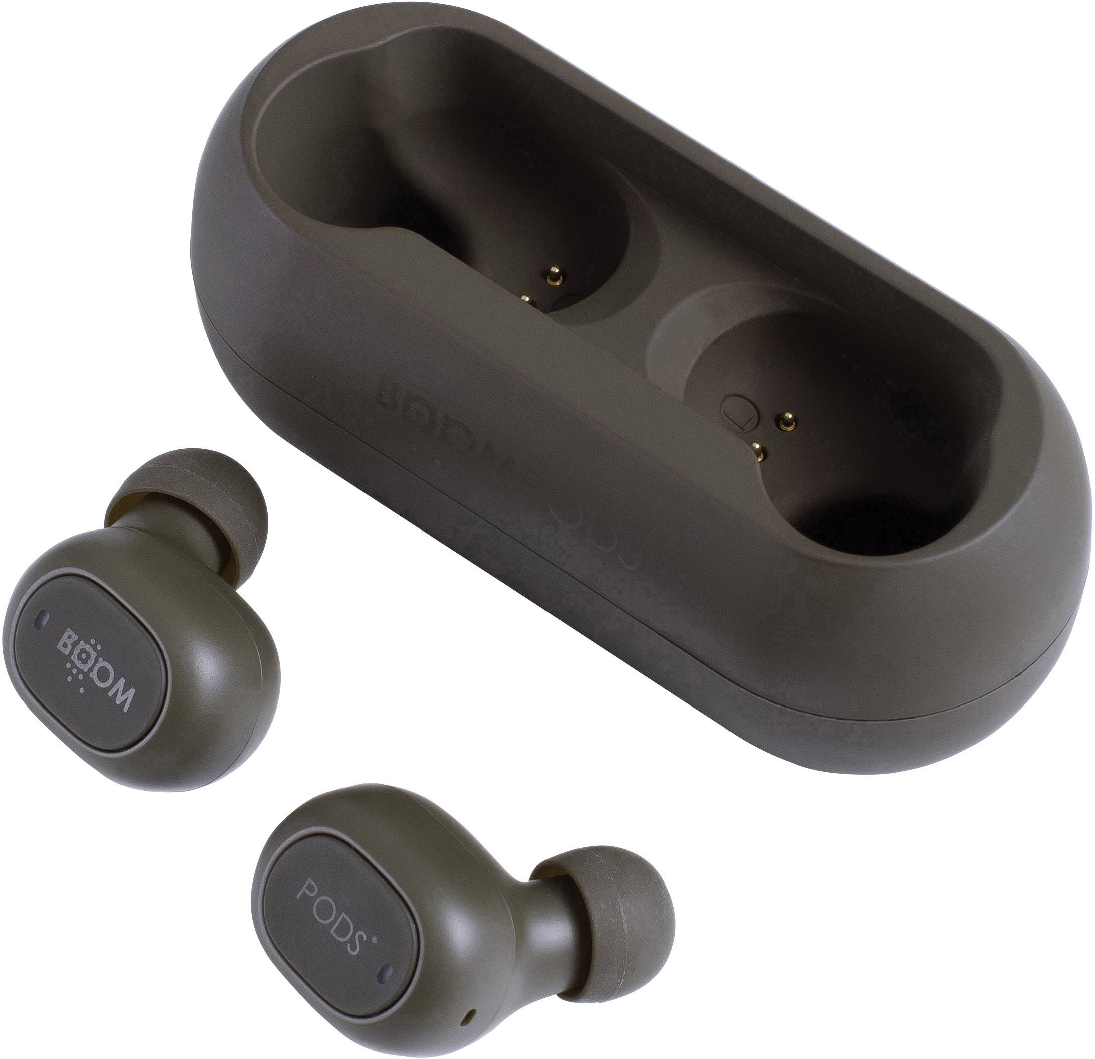 Echte draadloze hoofdtelefoon met bijpassend reisetui.