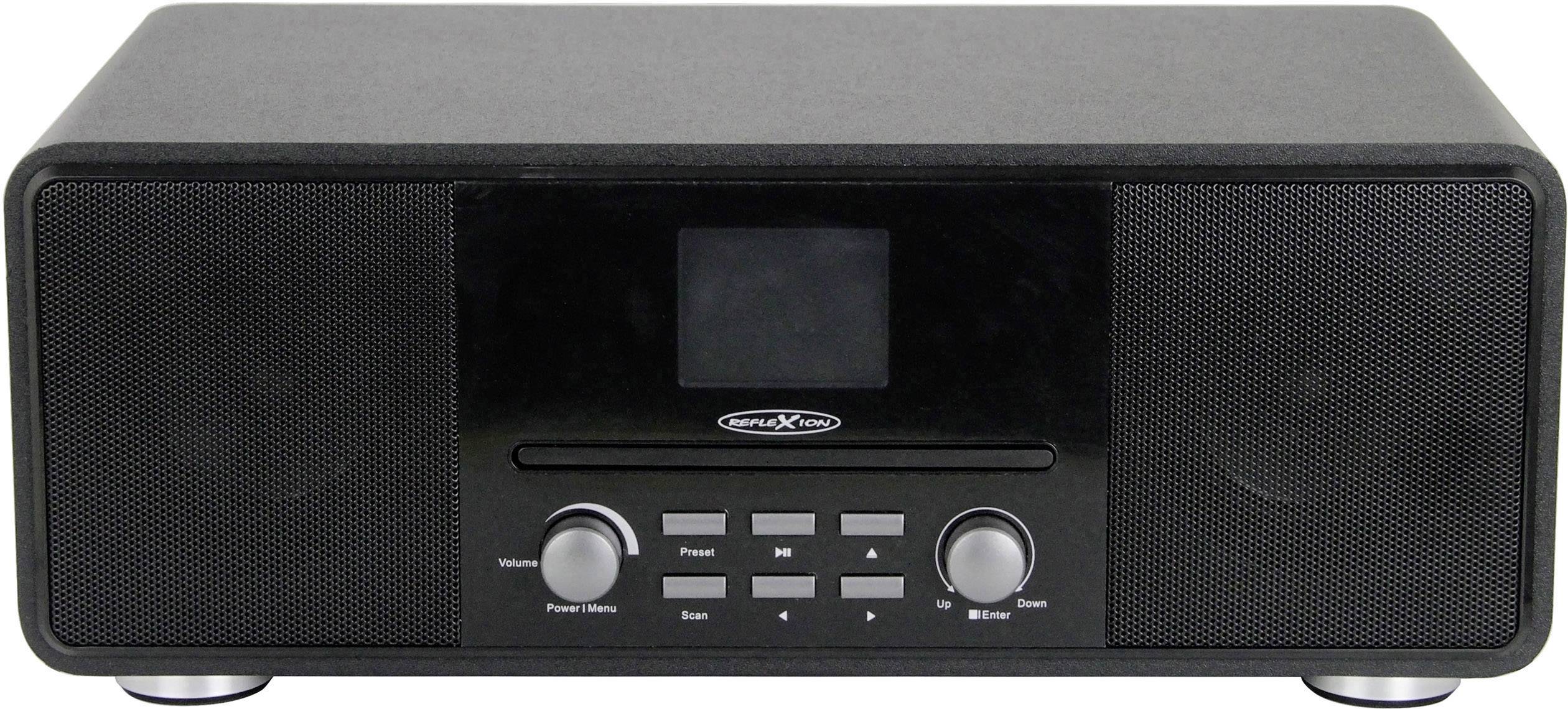 Reflexion HRA19DAB/BK Radio DAB+, VHF (FM) AUX, Bluetooth, CD Zwart
