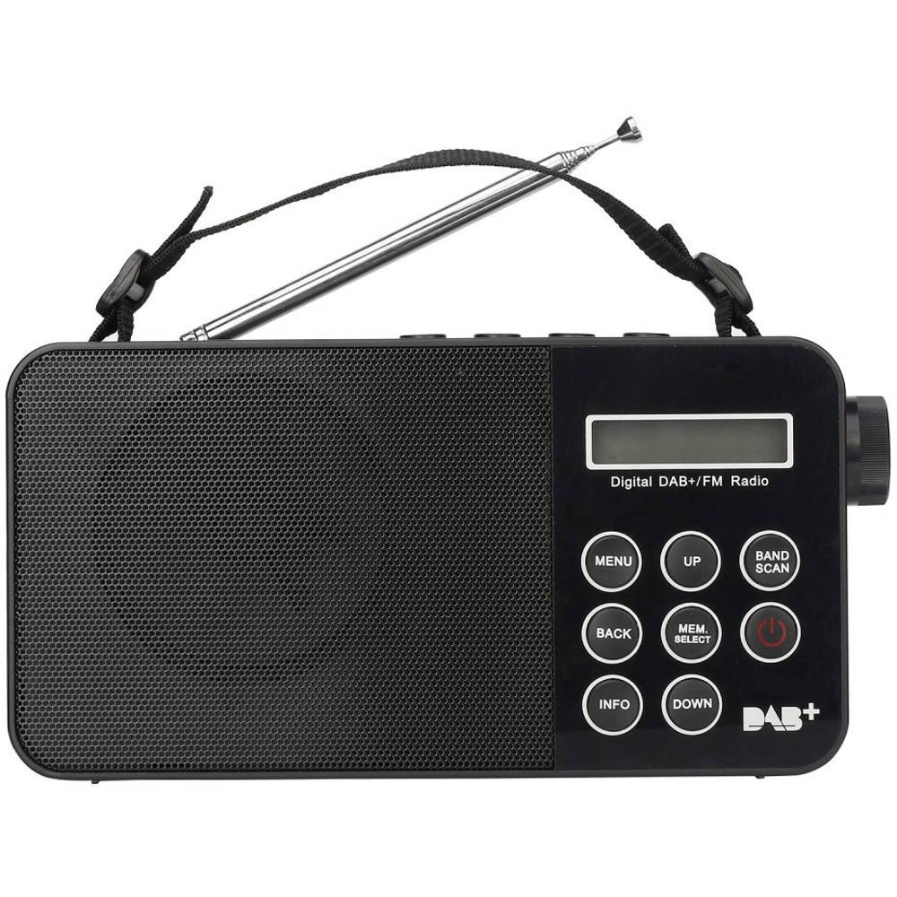 Reflexion TRA2350DAB Transistorradio DAB+, VHF (FM) Zwart