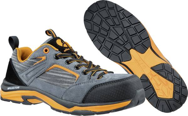 Albatros WORKOUT LOW 646240-40 ESD Sicherheitsschuh S1P Schuhgröße (EU): 40 Grau, Orange 1 St.