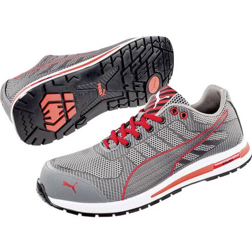 PUMA Xelerate Knit Low 643070-46 Sicherheitsschuh S1P Schuhgröße (EU): 46 Grau, Rot 1 St.