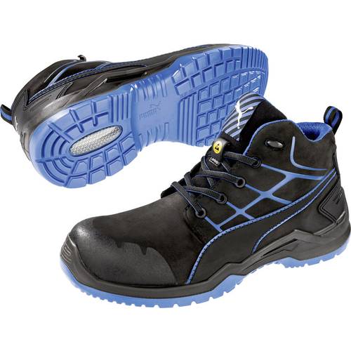 Thumbnail - PUMA Krypton Blue Mid 634200-40 ESD Sicherheitsstiefel S3 Schuhgröße (EU): 40 Schwarz, Blau 1 St.