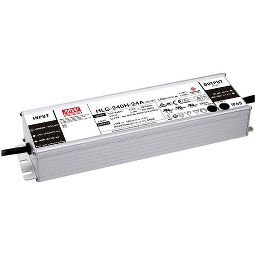 MEAN WELL HLG-240H-24AB LED-Treiber Konstantspannung 240 W 5 - 10 A 22.4 - 25.6 V/DC dimmbar, 3 in 1 Dimmer Funktion, ei...