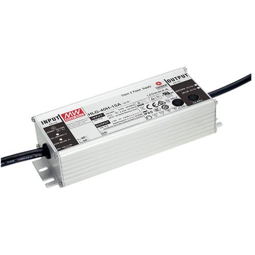 Thumbnail - MEAN WELL HLG-40H-12AB LED-Treiber Konstantspannung 39.96 W 2 - 3.33 A 10.8 - 13.5 V/DC dimmbar, 3 in 1 Dimmer Funktion,...