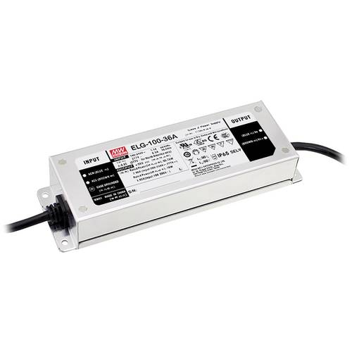 MEAN WELL ELG-100-24AB-3Y LED-Treiber Konstantspannung 96 W 2 - 4 A 21.6 - 26.4 V/DC 3 in 1 Dimmer Funktion, Montage auf...