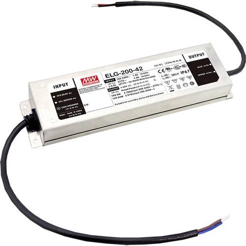Thumbnail - MEAN WELL ELG-200-12AB-3Y LED-Treiber Konstantspannung 192 W 8 - 16 A 11.2 - 12.8 V/DC 3 in 1 Dimmer Funktion, Montage a...