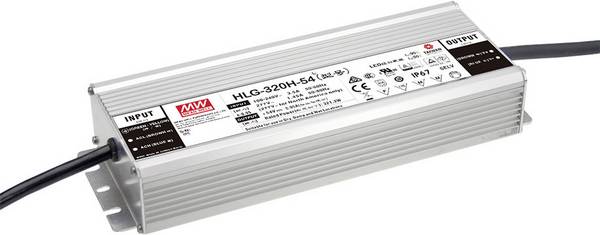 MEAN WELL HLG-320H-24AB LED-Treiber Konstantspannung 320.16 W 6.67 - 13.34 A 21 - 26 V/DC dimmbar, 3 in 1 Dimmer Funktion, einstellbar, PFC-Schaltkreis, Outdoor, Überlastschutz, Überspannung, Montage auf entflammbaren Oberflächen, Möbelzulassung 1 St.