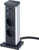 EVOline Up 2x Steckdose mit USB-Charger, vertikal