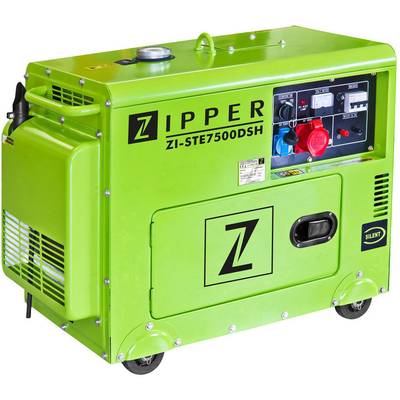 Zipper ZI-STE7500DSH  Stromerzeuger 6.5 kW 230 V, 400 V 153 kg 4600 W