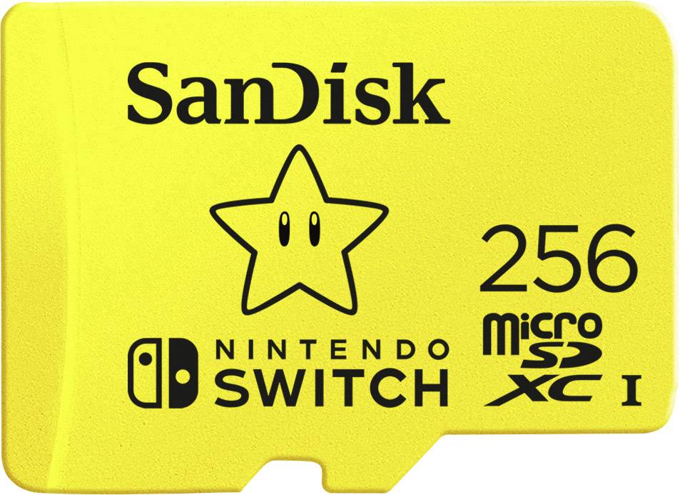microSD-Karte spiziell für Nintendo Switch