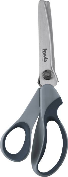 Metallschere mit grauen Plastikgriffen, geeignet zum Schneiden von Blech und dünnem Metall.