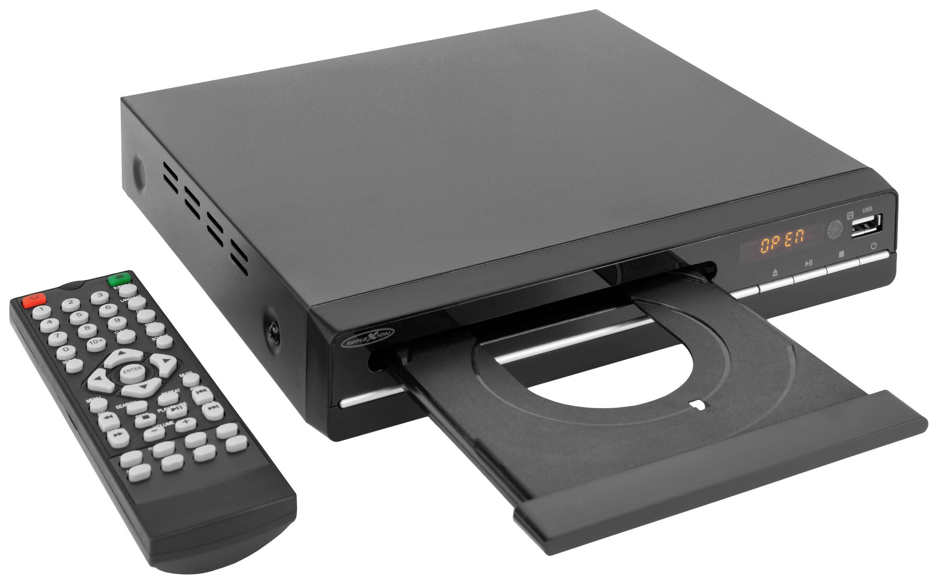 Reflexion DVD362 DVD-Player CD-Player, mit Display, HDMI,USB,SCART Schwarz-3