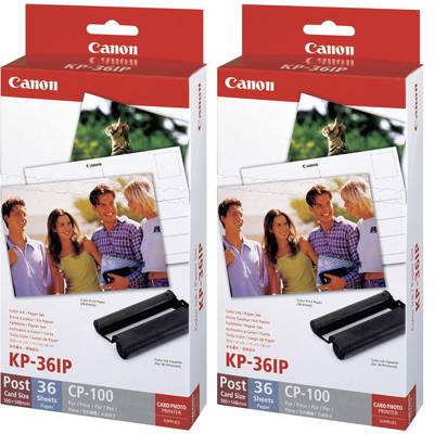 Canon KP-36IP (2x) 7737A001-1 Fotodrucker Kassette (Tinte/Papier) 1 Set