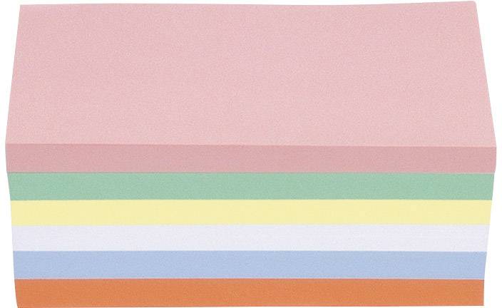 Thumbnail - magnetoplan 111151510 Moderationskarte Rosa, Grün, Gelb, Weiß, Blau, Orange rechteckig 200 mm x 100 mm 500 St.