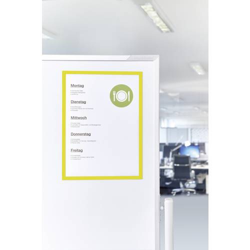 magnetoplan 1130302 magnetofix Magnetrahmen DIN A4 Gelb 5 St.