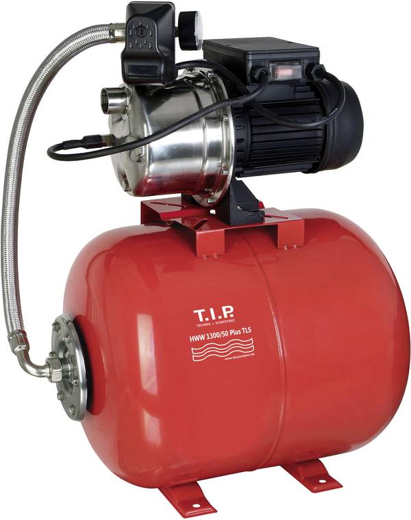 T.I.P. - Technische Industrie Produkte 31311 HWW 1300/50 Plus TLS Hauswasserwerk 230 V 4.200 l/h