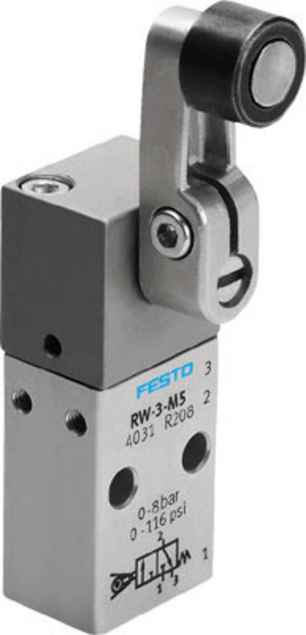 FESTO Schwenkhebelventil RW-3-M5 4031 -0.95 bis 8 bar 1 St.