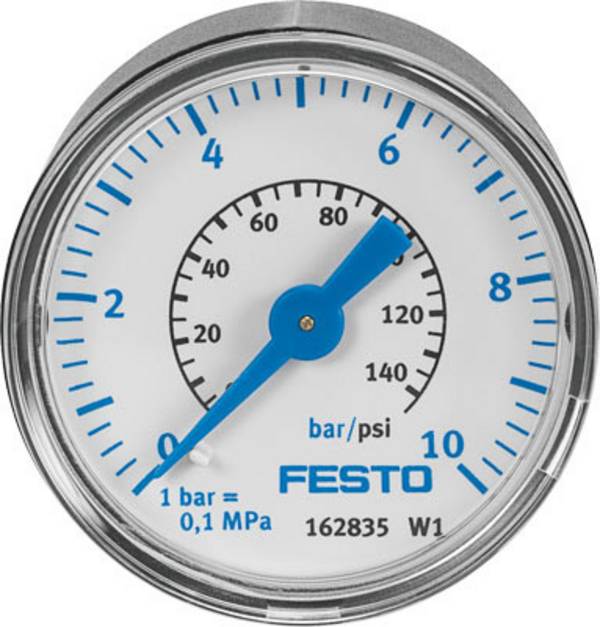 FESTO Manometer 162838 MA-50-10-1/4-EN 0 bis 10 bar 1 St.
