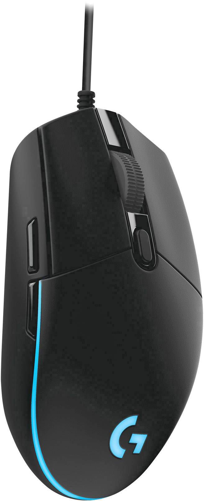 Logitech Pro Hero Gaming-Maus USB Optisch Schwarz, Blau 6 Tasten 16000 dpi Beleuchtet, Integrierter Profilspeicher-4