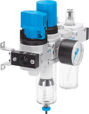 FESTO 185817 FRC-1/4-D-MINI-KC Wartungseinheit Druckluft, Inerte Gase Betriebsdruck (max.) 16 bar-1