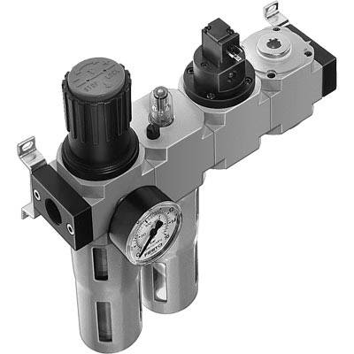 FESTO 185827 FRC-1/8-D-MINI-KE Wartungseinheit Druckluft, Inerte Gase Betriebsdruck (max.) 16 bar-1