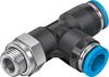 FESTO T-Verbinder 186169 QSTL-G1/8-6 Außengewinde: 1/8" Rohr-Ø: 6 mm Zapfen-Ø: 6 mm 1 St.