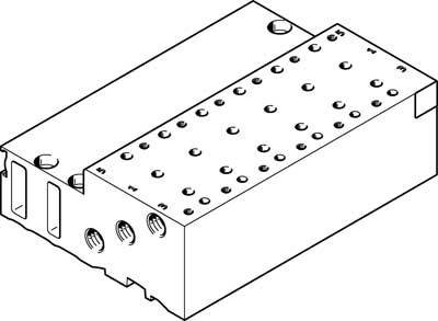 Připojovací blok FESTO MHP2-PR6-5
