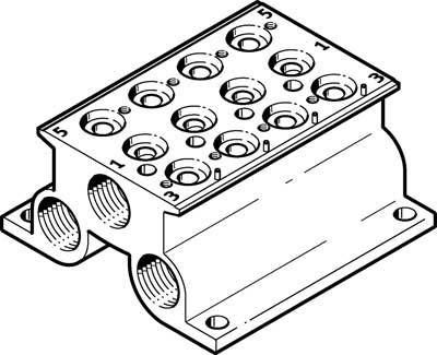 CPE18-PRS-3/8-4 Anschlussblock-1